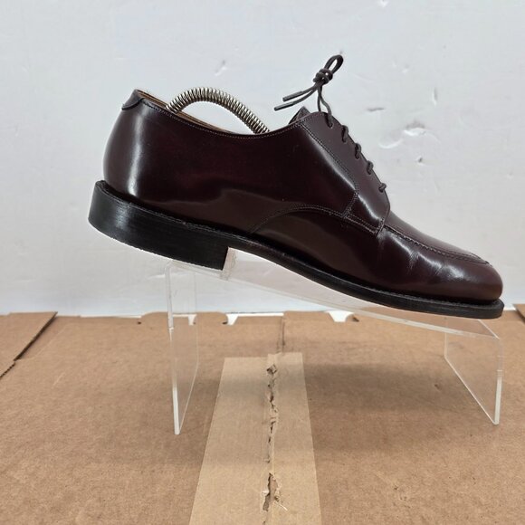 Johnston Murphy  Optima Shoes Men\'s Burgandy Leather Split Toe Derby Lace Sz 9.5 main image 4